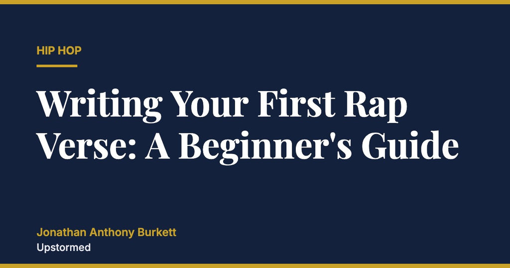 Writing Your First Rap Verse: A Beginner's Guide