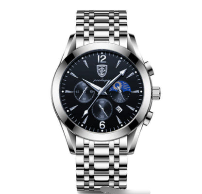 Men's Quartz Waterproof Luminous Belt Watch