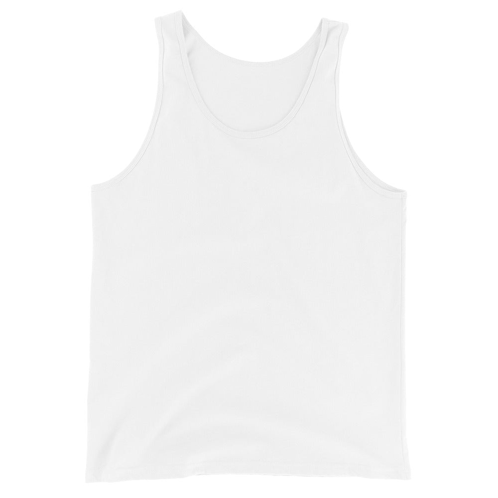 Strong Relationships Come From Well-Bonded Friendships Upstormed Tank Top in White — front view